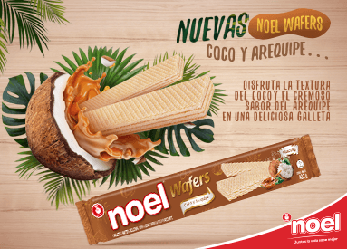 ¡Las nuevas Noel Wafers Coco y Arequipe están llenas de sabor!
