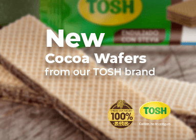 We present you the new Cocoa Wafers from our TOSH brand!