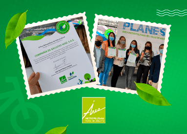 We were recognized as Sustainable Mobility Ambassadors by AMVA