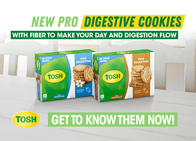 Balance your days with the new TOSH pro digestive.