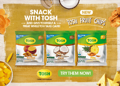 New TOSH Fruit Chips, the healthy and delicious snack you have to try