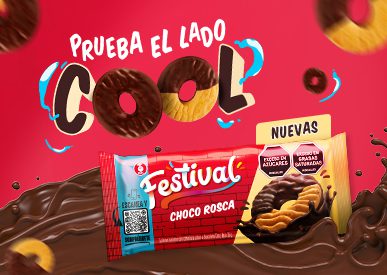 Prueba el lado cool con las nuevas Festival Choco Rosca