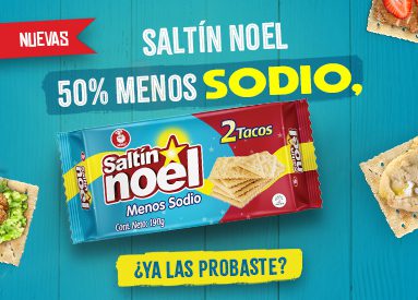 Nuevas Saltín NOEL, menos sodio